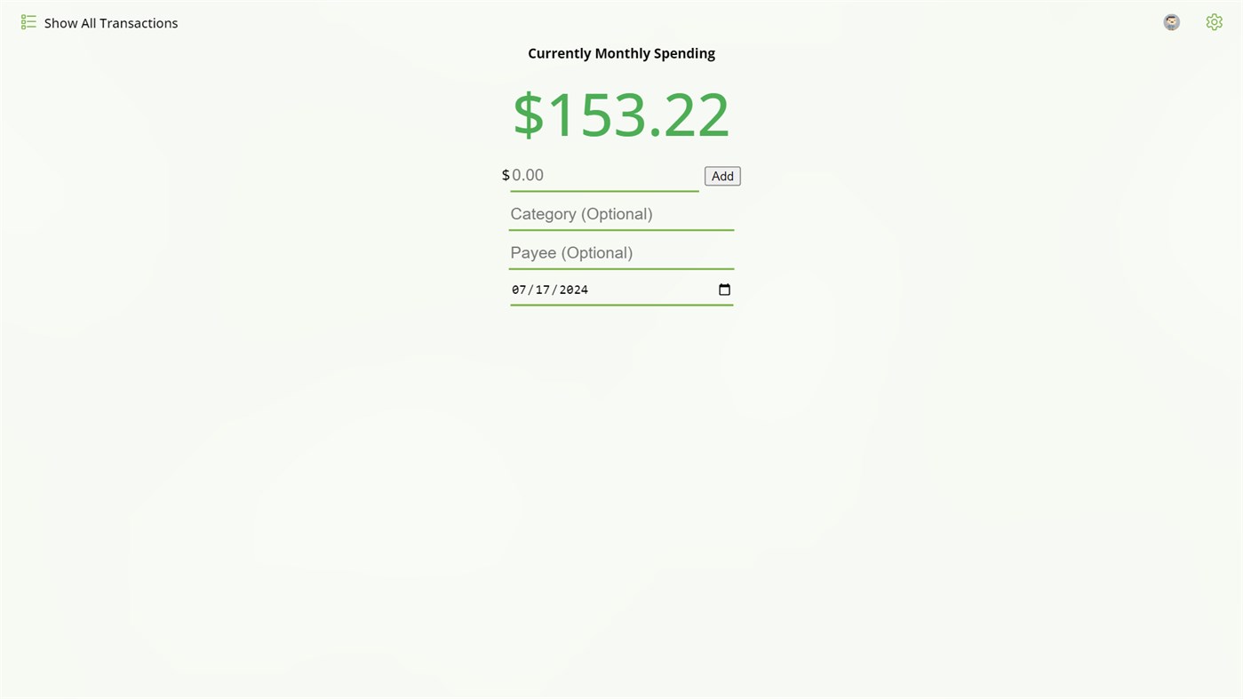 #1. Monthly Spending Tracker (Windows) Podle: Ape Apps