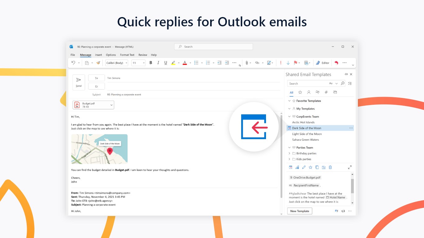 Top 97+ imagen office 365 shared email templates