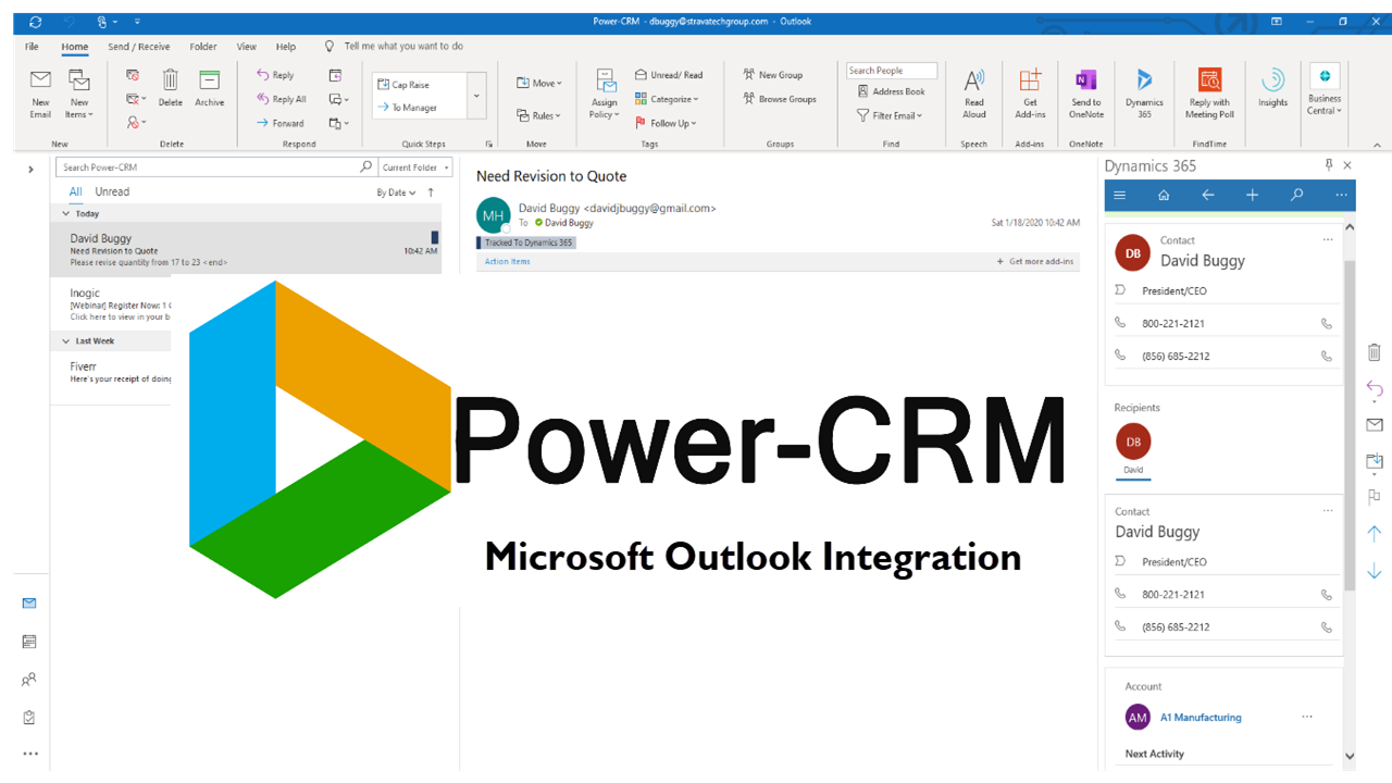 Snapshot 2 of Power-CRM Contact Management