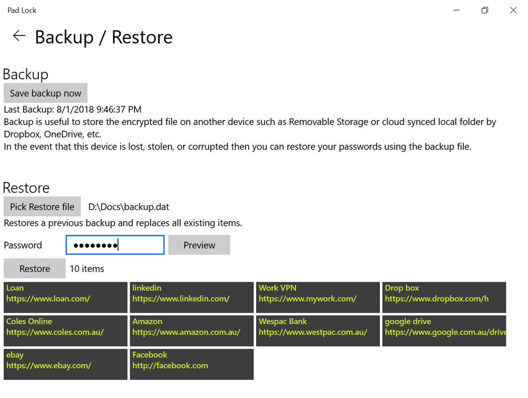 #7. Pad Lock (Windows) От: Tree-Me Charts