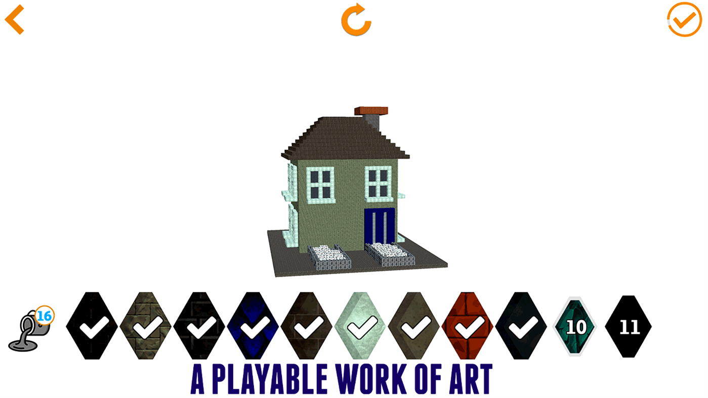#3. Block Craft Pixel Art 3D House Painting (Windows) Av: Margala Games