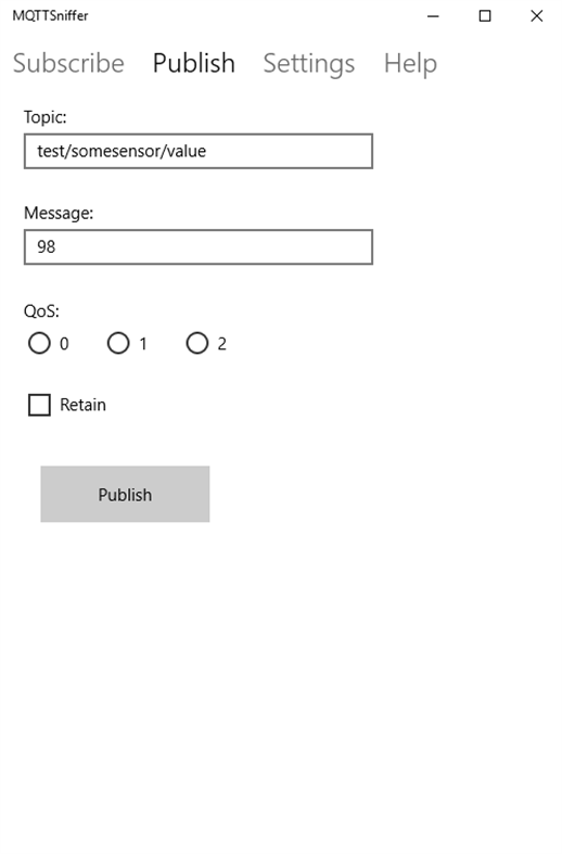 #3. MQTTSniffer (Windows) بواسطة: Dennis Schulze