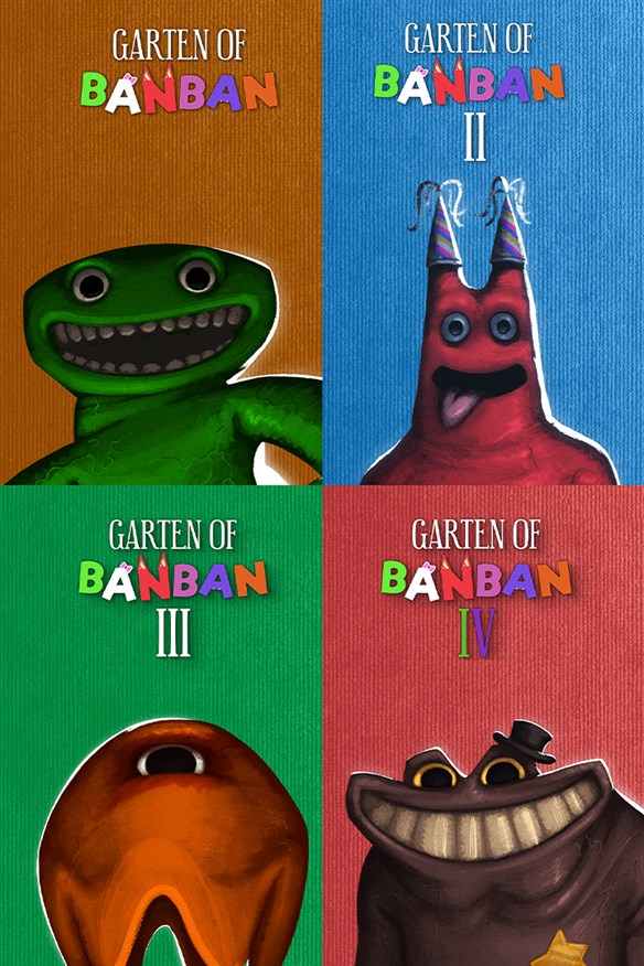 Garten of Banban Bundle: 1 + 2 + 3 + 4 Xbox Series X|S and Xbox One cover art