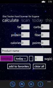 Diet Tracker Food Scanner screenshot 2
