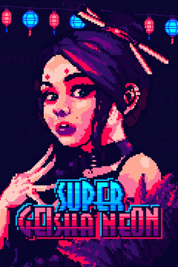 Super Geisha Neon Xbox Series X|S and Xbox One cover art
