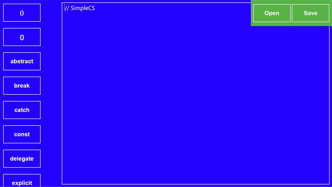 #1. SimpleCS (Windows) By: Carlos Rafael Ramirez