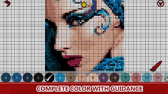 Fashion Color by Number: Pixel Art, Sandbox Coloring screenshot 6