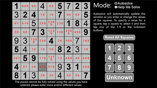 Sudoku Assistant screenshot 2