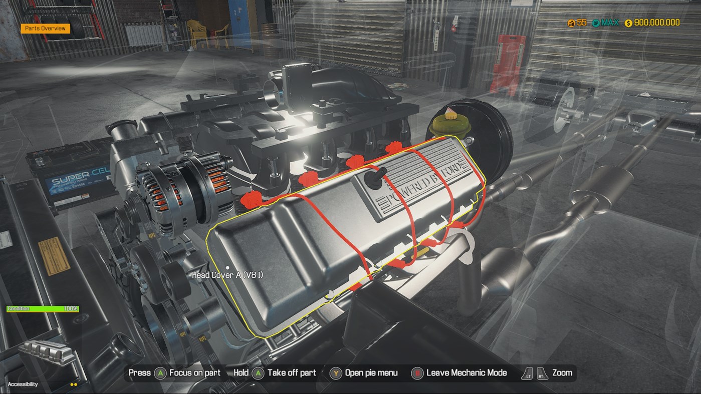 #5. Car Mechanic Simulator - Ford DLC (Xbox) By: PlayWay SA