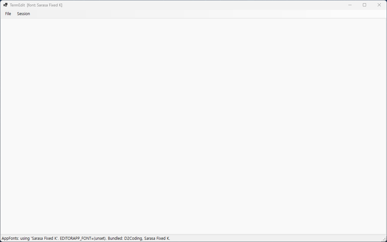 #1. TermEdit (Windows) By: SANGKIPM