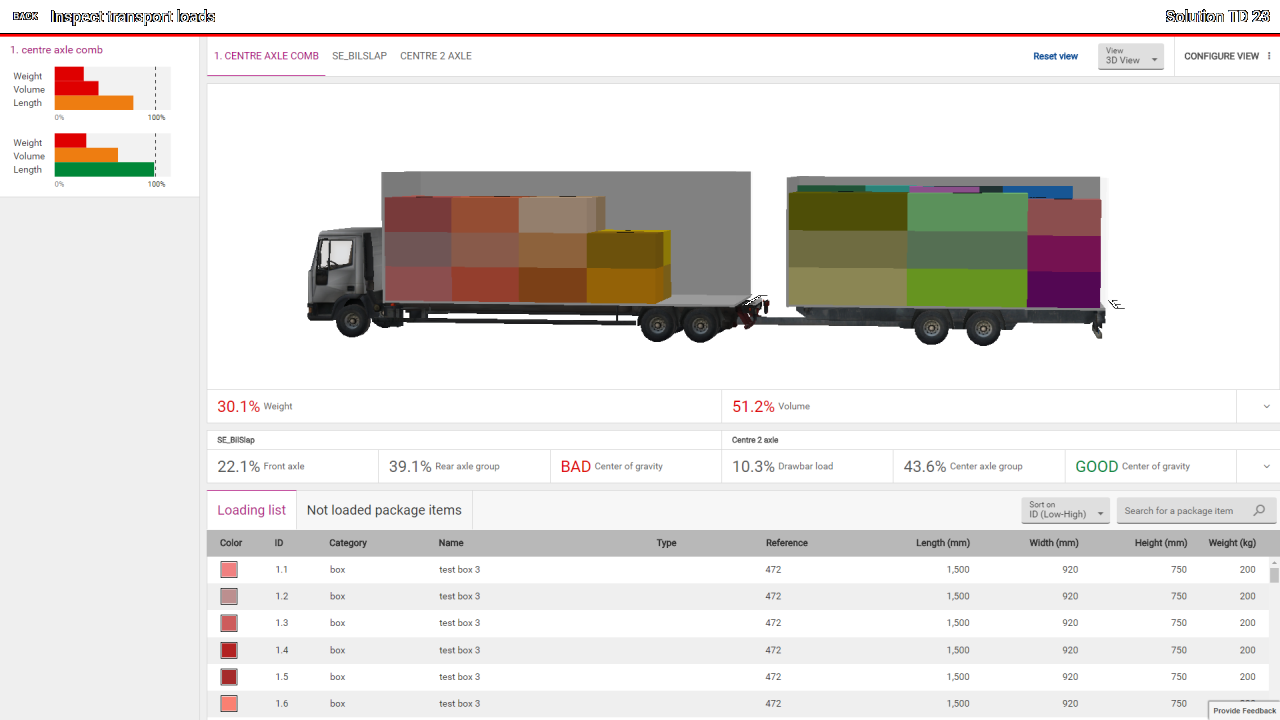 Snapshot 2 of ORTEC Packing and Loading