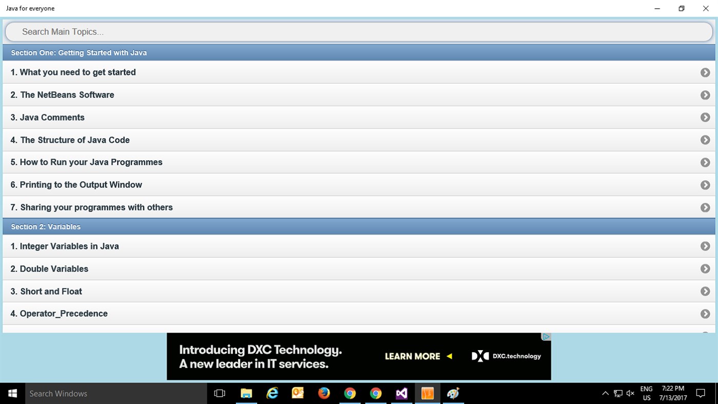 #1. Java for everyone (Windows) Podle: IM7