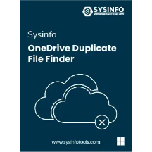 Sysinfo OneDrive Duplicate File Finder Tool image