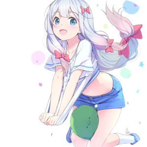 Sagiri Izumi Green 4K Wallpaper HomePage icon