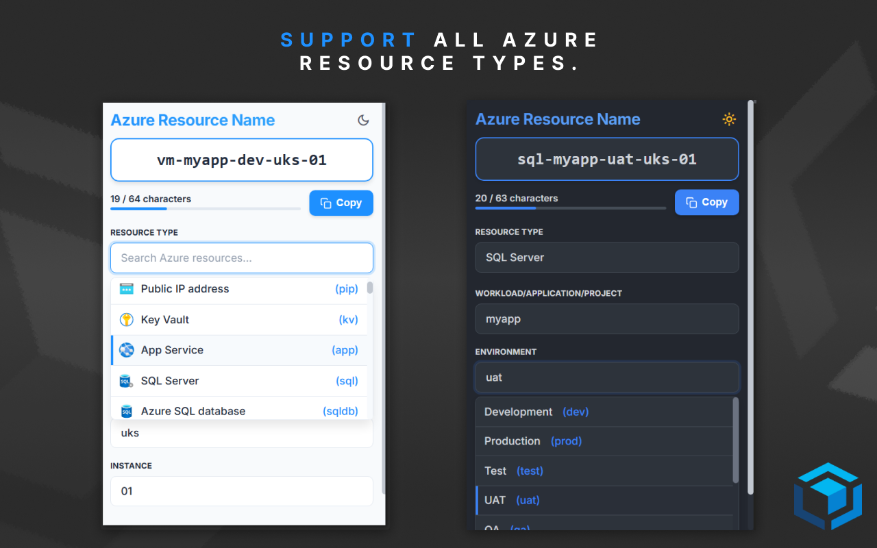 Azure Resource Name Generator