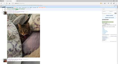 Screenshot: Images expanded on Reddit with RES.