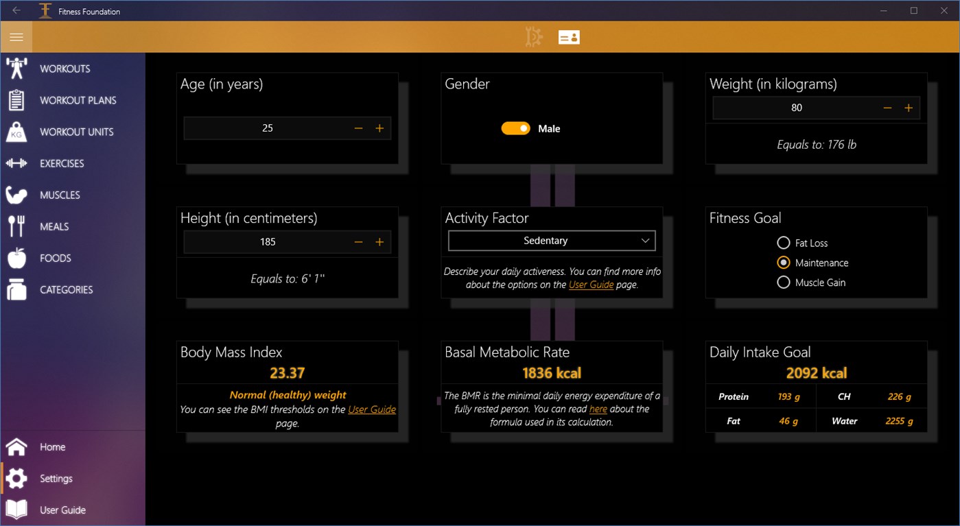 #5. Fitness Foundation (Windows) Oleh: Peter Kranicz