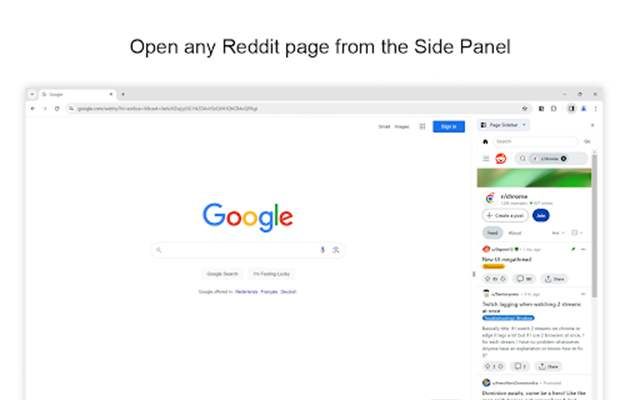 Page Sidebar | Open any page in side panel