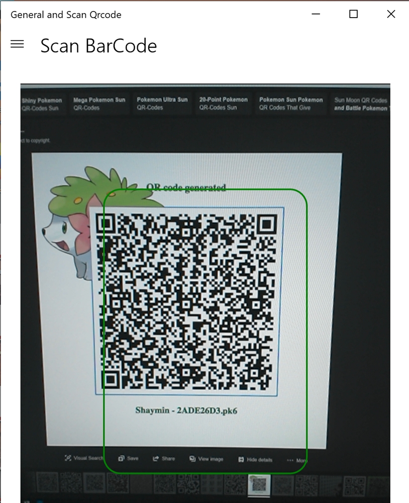 General and Scan Barcode