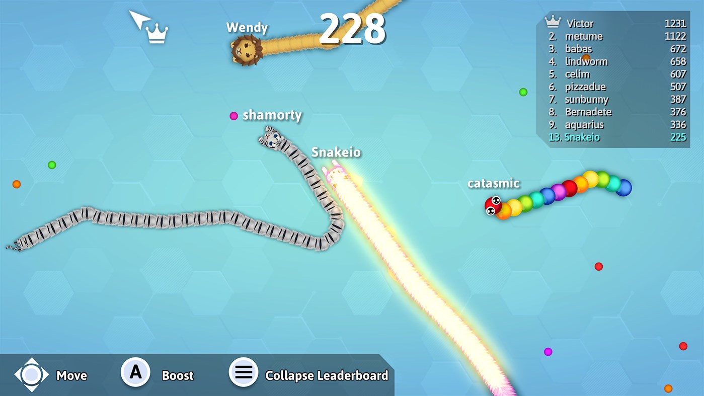 #7. Snake.io (Xbox) By: Kooapps Inc