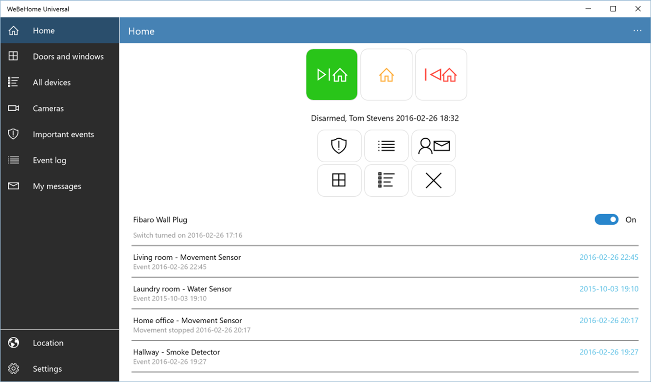 #1. WeBeHome Universal (Windows) Által: Anders Gardebring