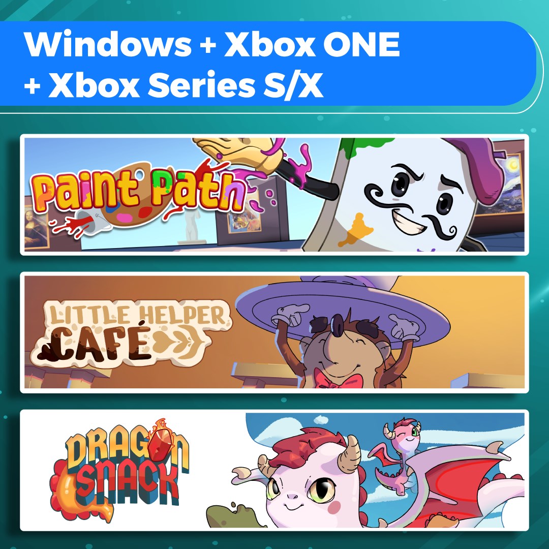 Paint Path + Little Helper Cafe + Dragon Snack (Bundle)