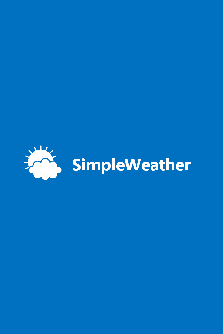 SimpleWeather - A simple weather app
