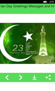 Pakistan Day Greetings Messages and Images screenshot 3