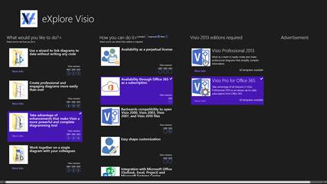 eXplore Visio Screenshots 1