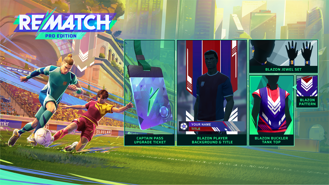 #1. REMATCH - PRO EDITION (Windows) By: Sloclap, Kepler Interactive