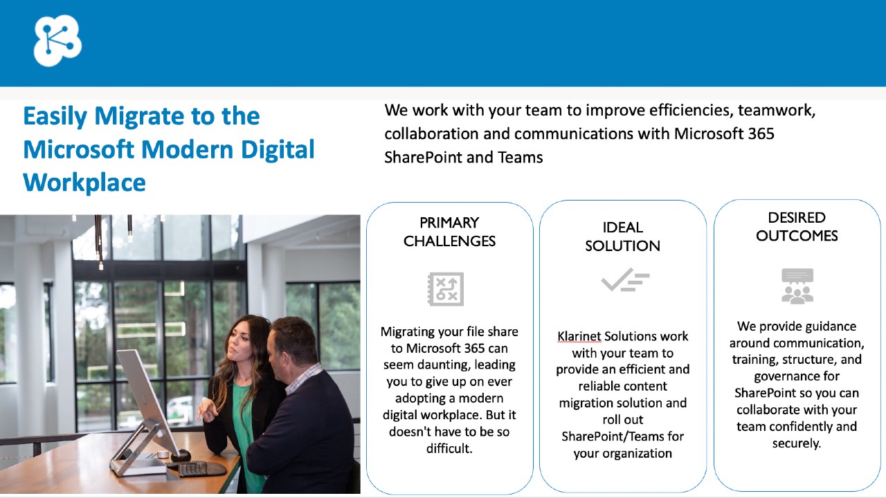 Snapshot 2 of File Share to SharePoint Migration Quickstart: 4-Wk Implementation
