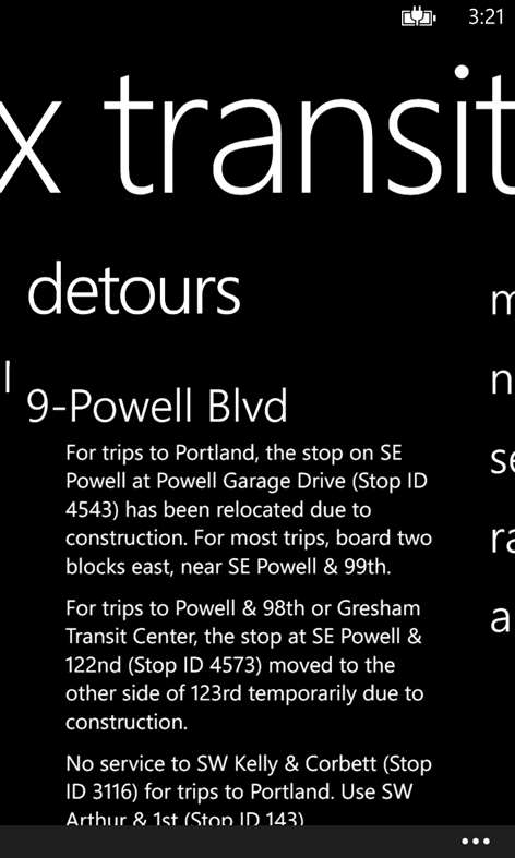 PDX Transit Screenshots 2