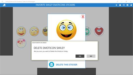 Smiley Emoticons for Facebook, Twitter & all Messengers screenshot 9