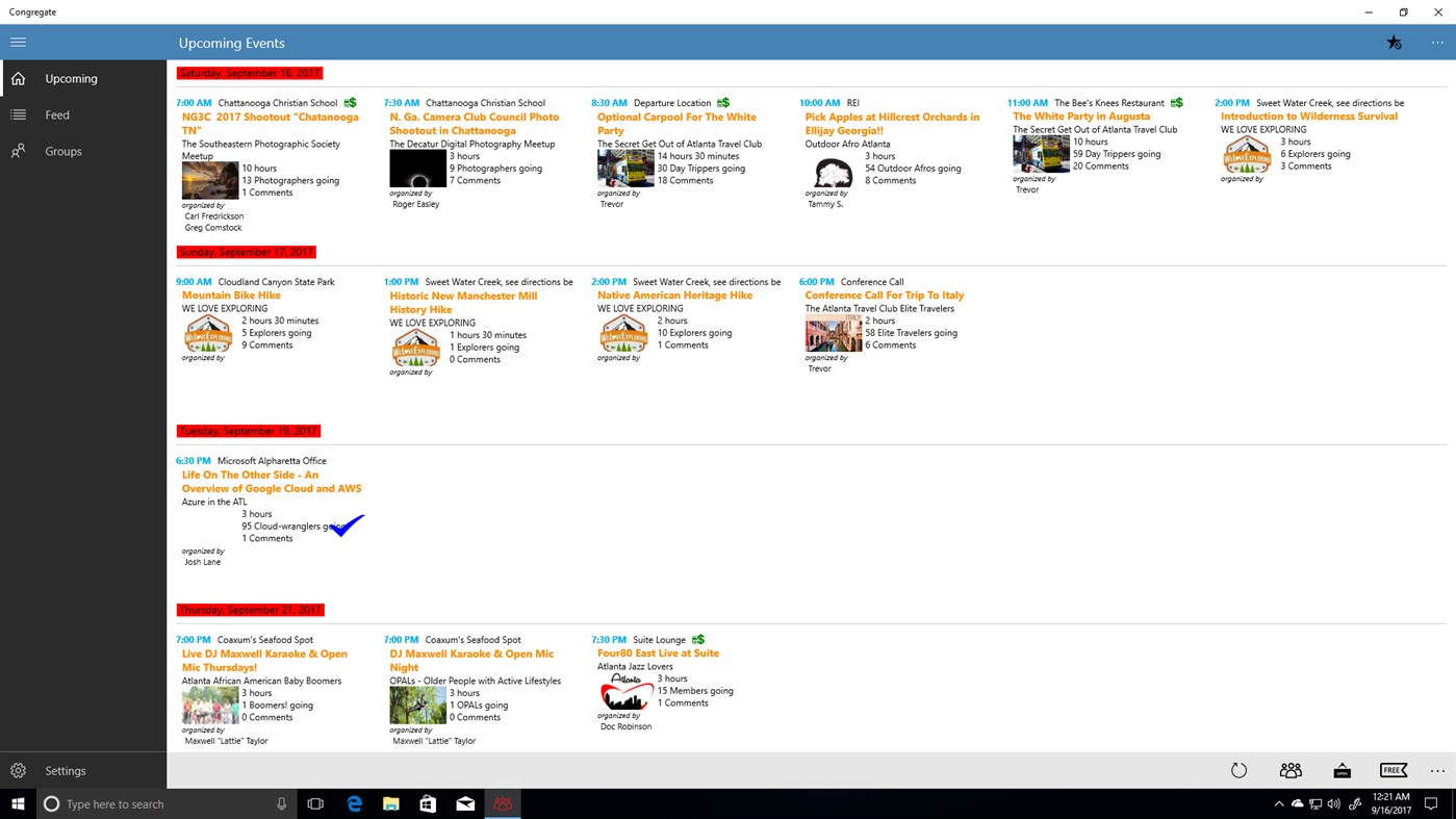 #2. Congregate (Windows) Ved: John Pryor