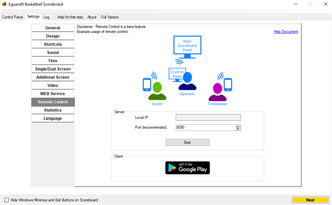 #9. Eguasoft Basketball Scoreboard (Windows) By: Eguasoft