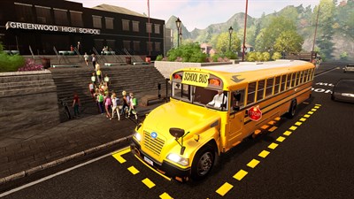 Bus Simulator 21 Next Stop - Official School Bus Extension — скриншот 19