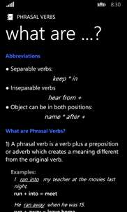 Phrasal Verbs screenshot 5
