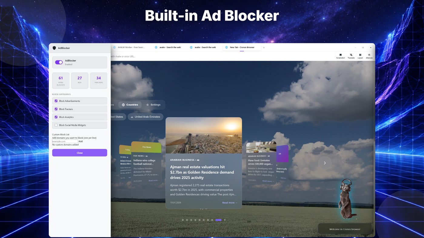 #2. Cronos Browser (Windows) Ved: Avalw