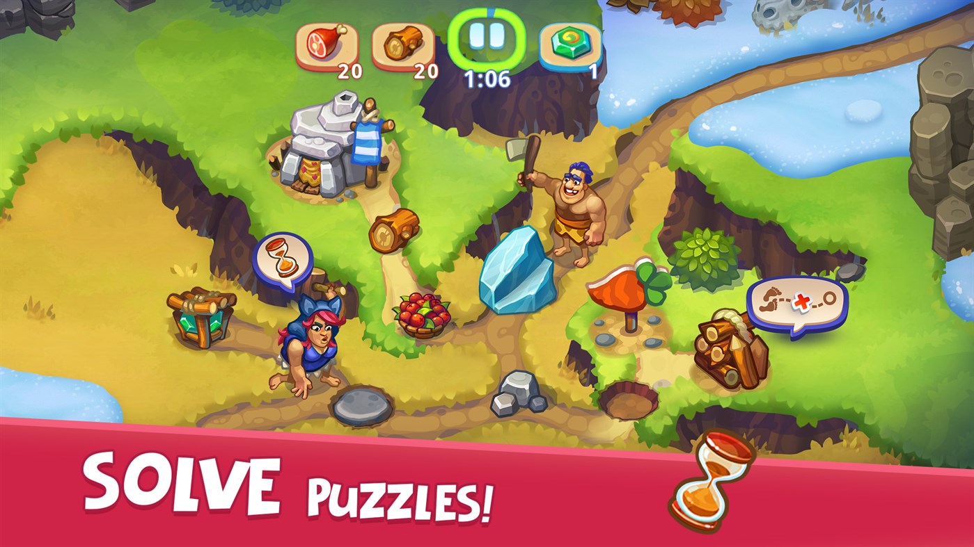 #5. Tribe Dash - Time management (Windows) By: MATRYOSHKA GAMES (CY) LTD