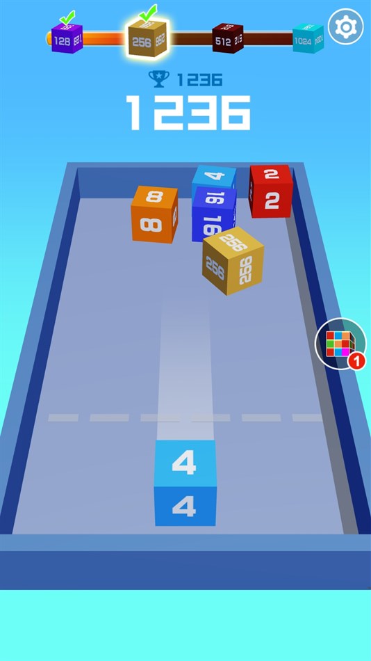 2048 3D: Cube Merge Game (Windows) By: SuperJoy