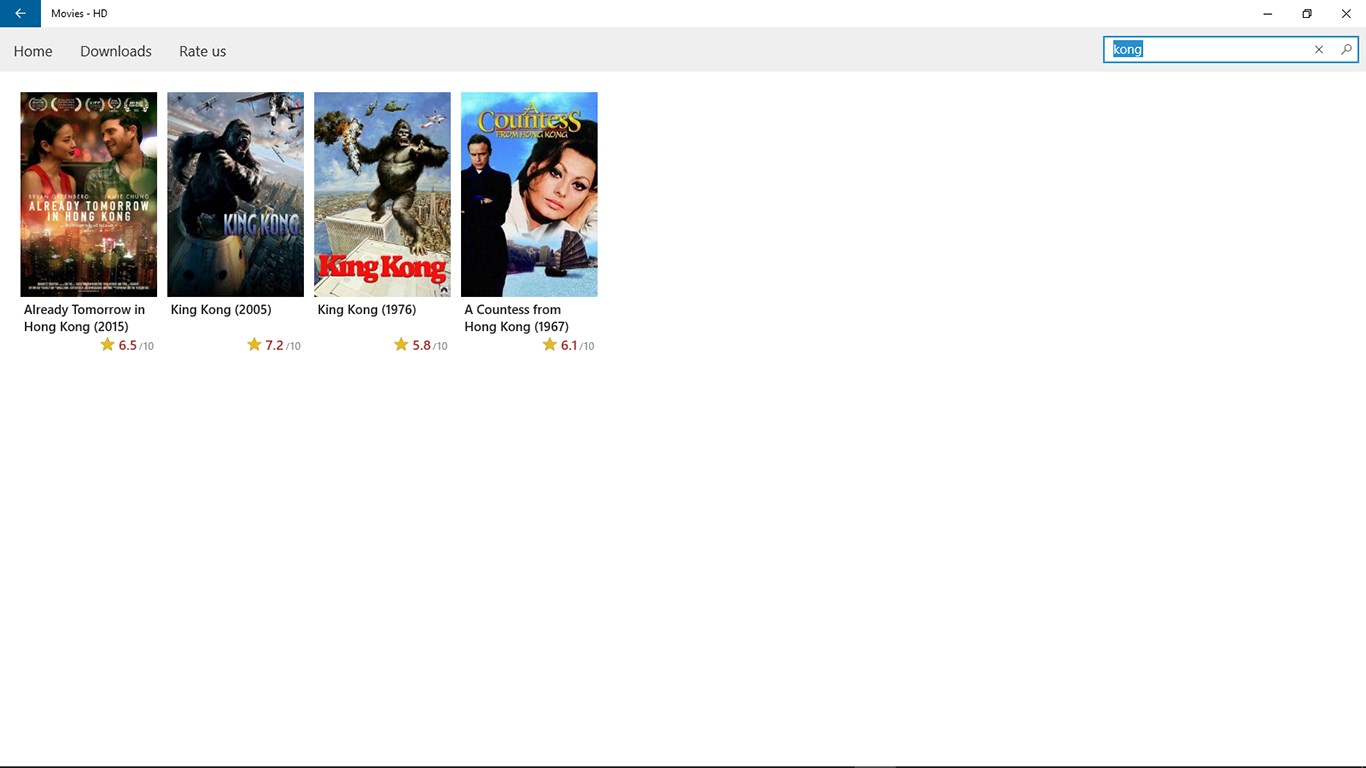 Movies HD - FREE for Windows 10