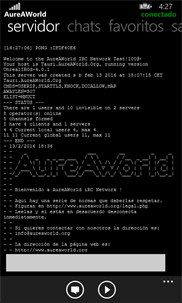 AureAWorld iRC Network screenshot 5