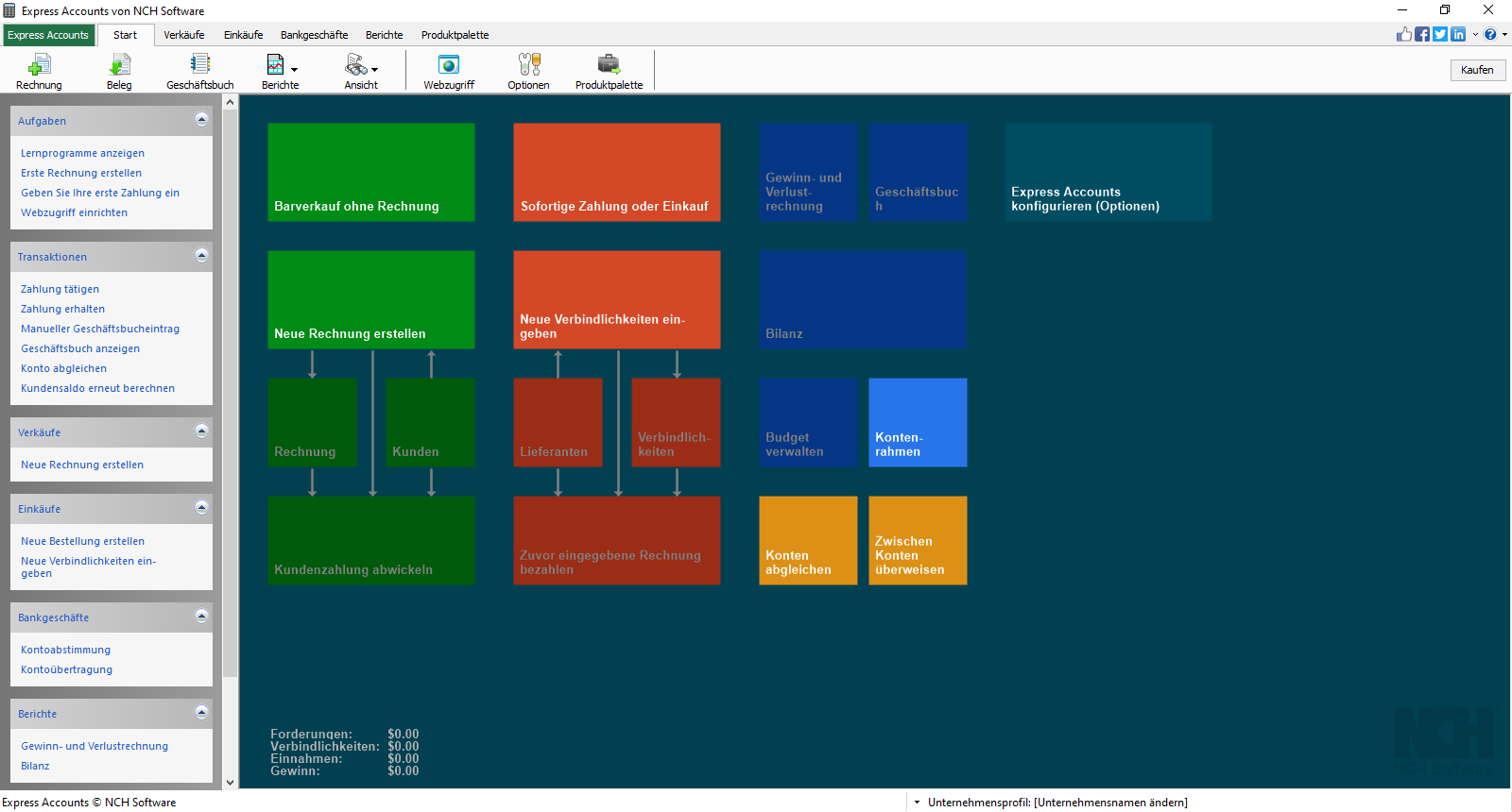 Express Accounts Buchhaltungssoftware Plus screenshot