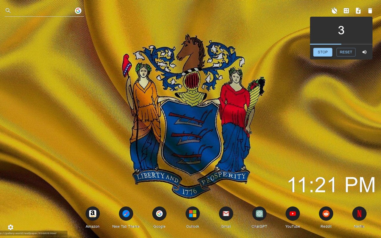 New Jersey State Wallpaper New Tab
