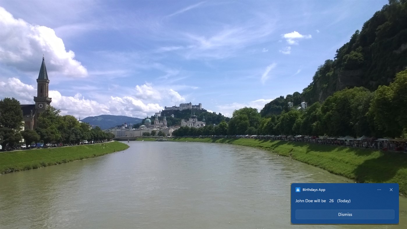 #3. Birthdays App (Windows) โดย: KPSoft