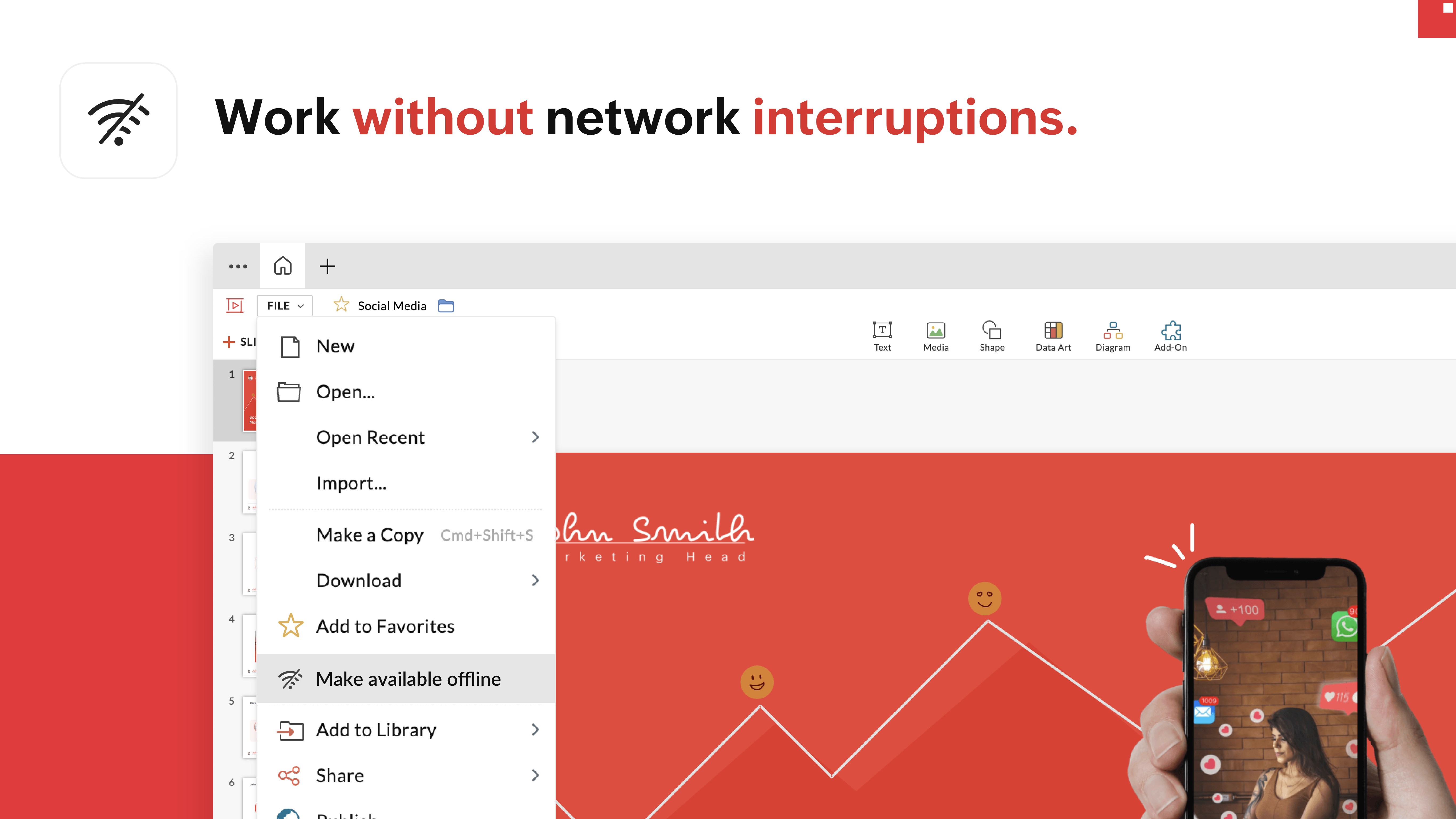 Zoho Show - Presentation Maker screenshot