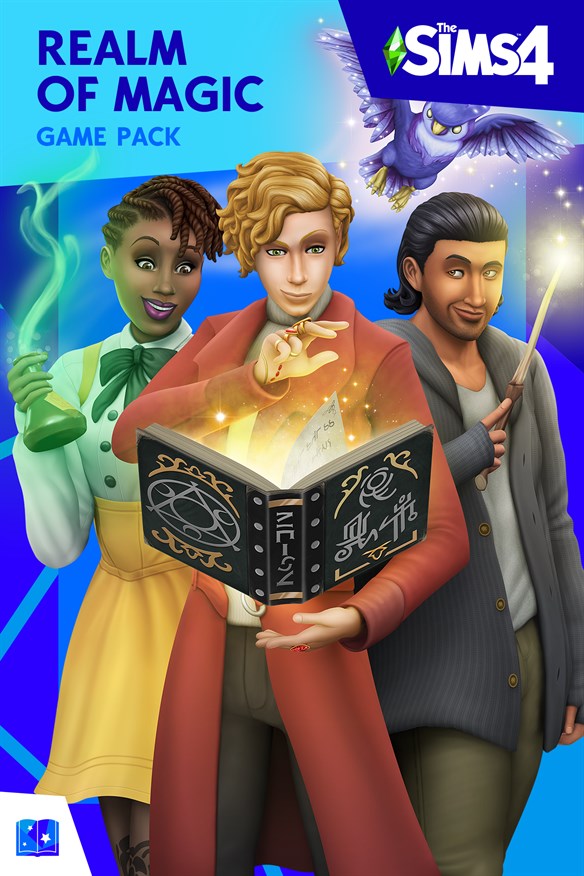 The Sims 4 Realm of Magic Xbox Series X|S and Xbox One cover art