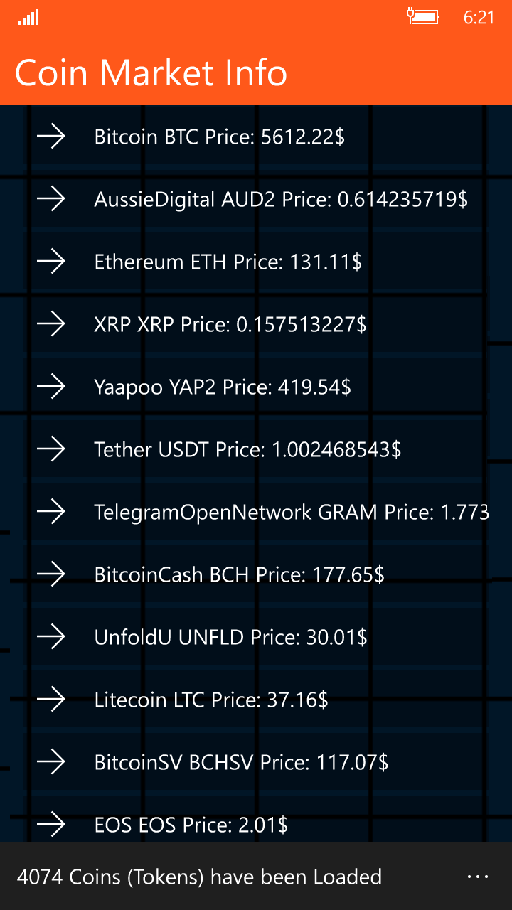 Coin Market Info - 在Windows 上免費下載並安裝| Microsoft Store
