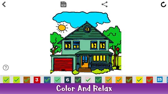 House Color by Number: Adult Coloring Book screenshot 5