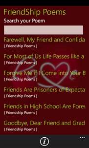 Friendship Poems screenshot 1